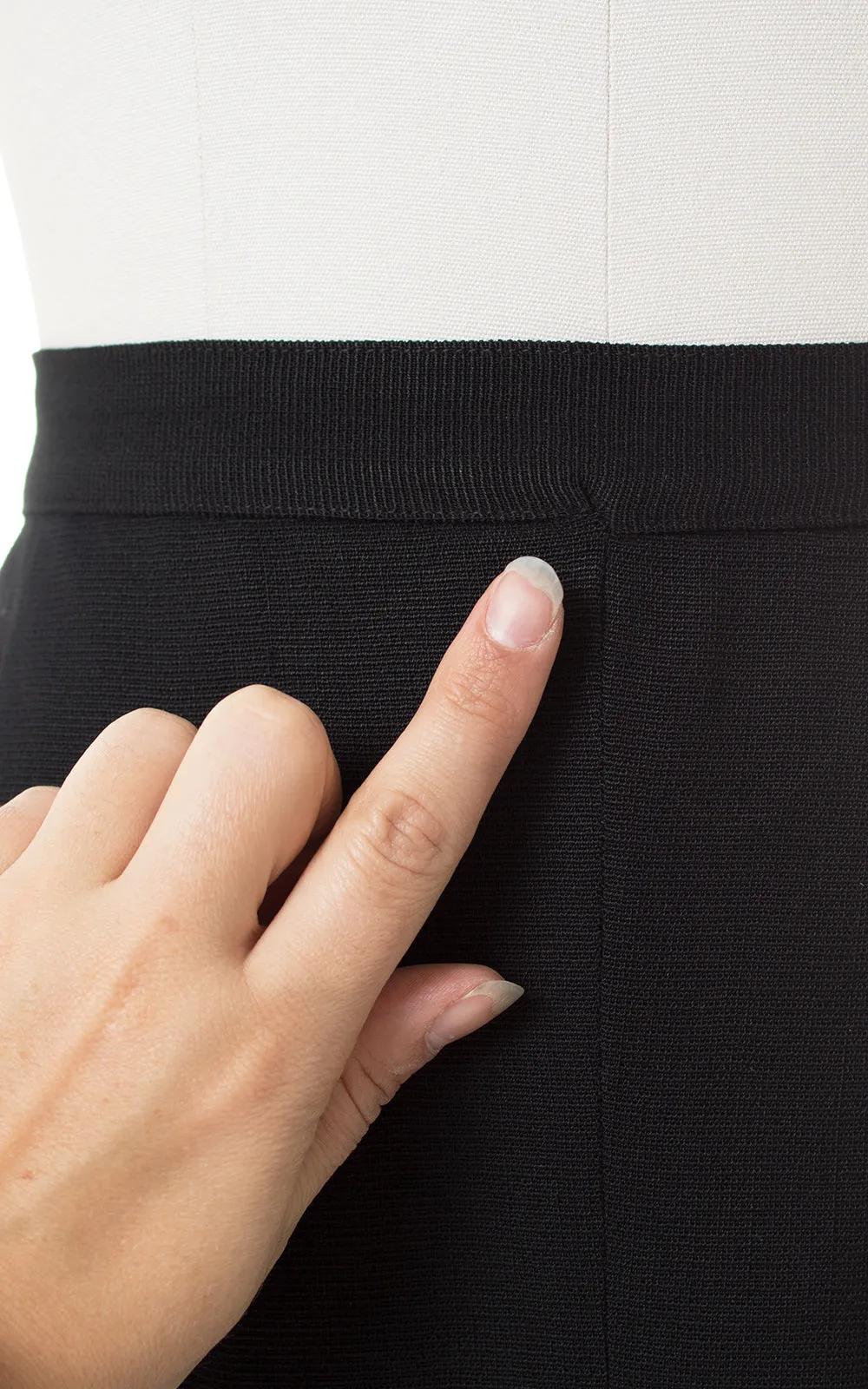 1950s Lilli Ann Black Wool Skirt Suit | medium