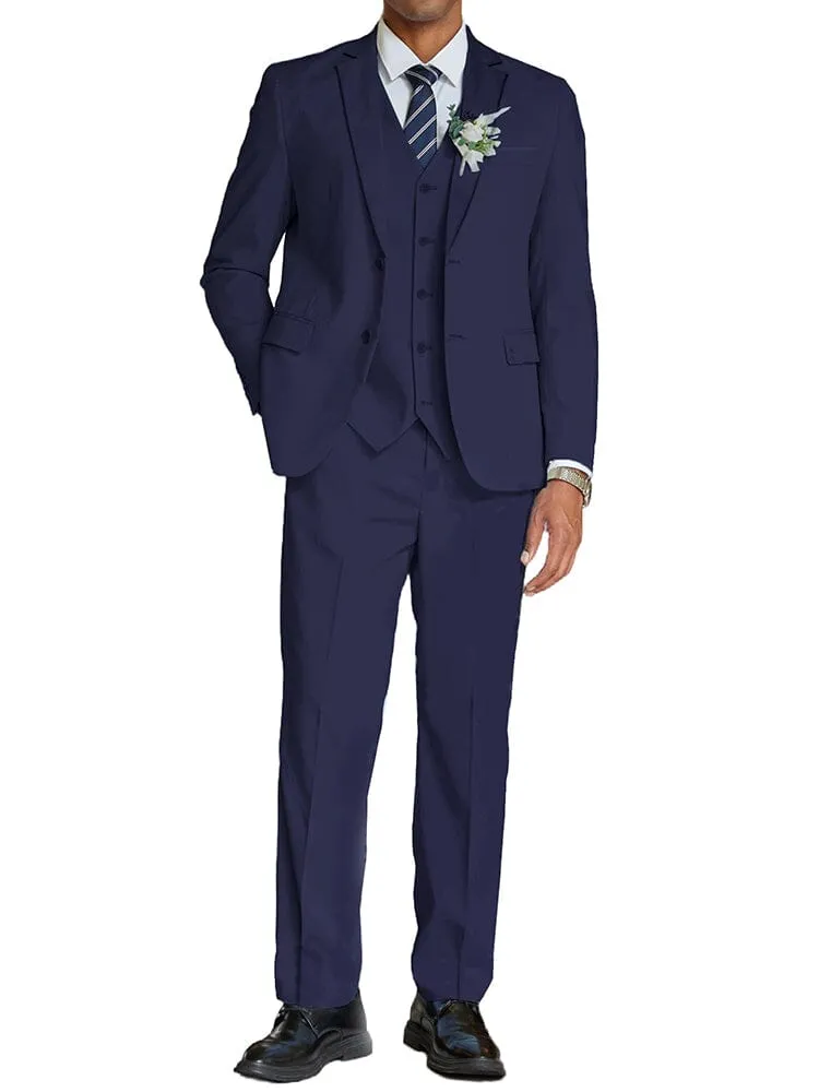 3-Piece Cotton Linen Suit Set (US Only)