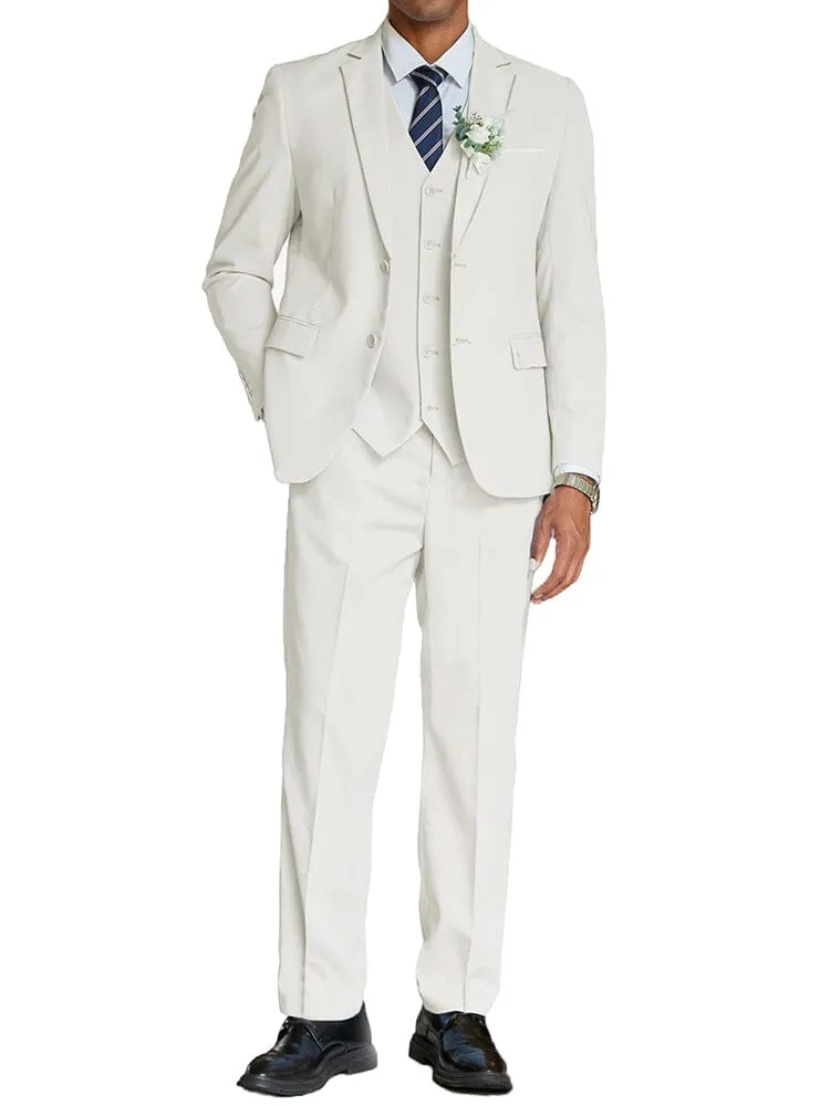 3-Piece Cotton Linen Suit Set (US Only)