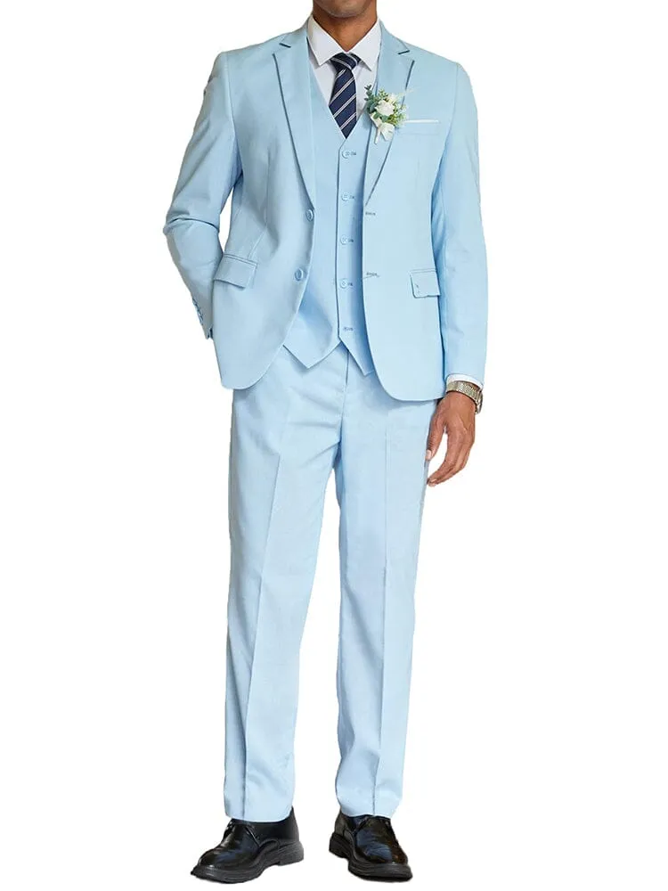 3-Piece Cotton Linen Suit Set (US Only)