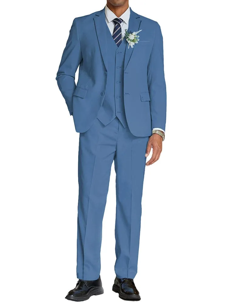 3-Piece Cotton Linen Suit Set (US Only)
