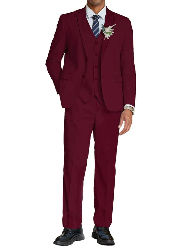 3-Piece Cotton Linen Suit Set (US Only)
