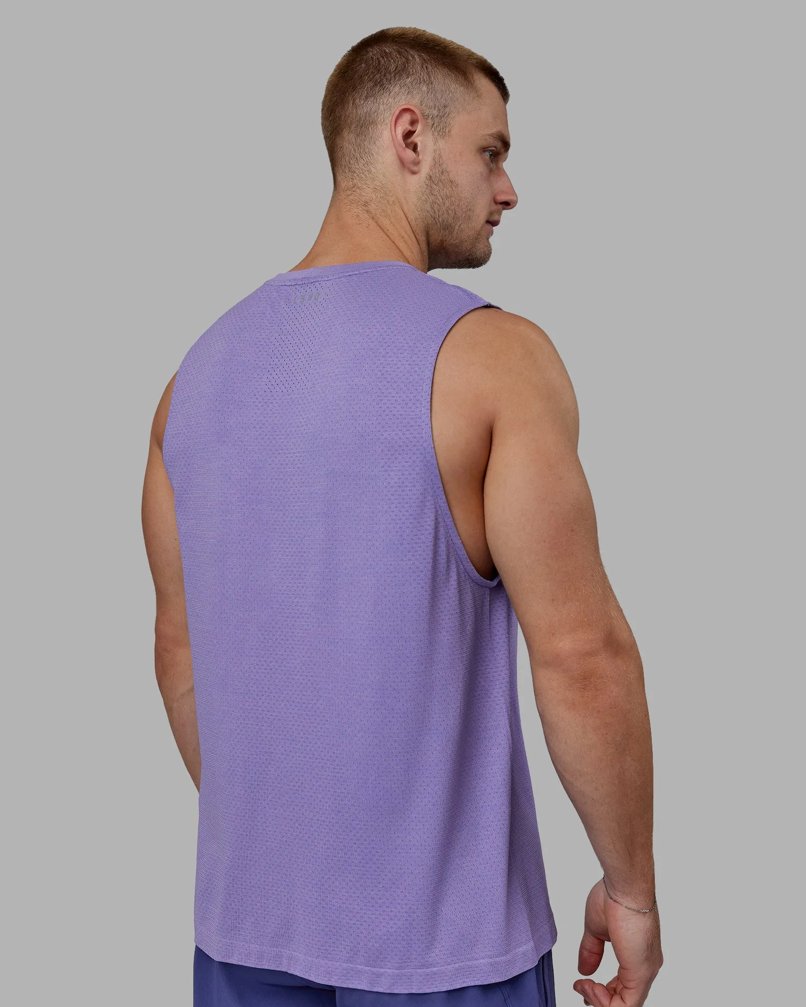 AeroFLX  Seamless Muscle Tank - Dahlia Purple Marl