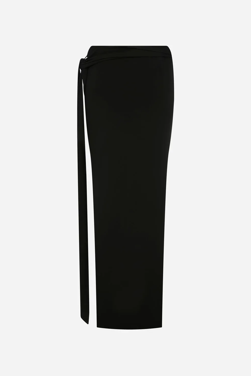 Angelica - Wrap Jersey Maxi Skirt
