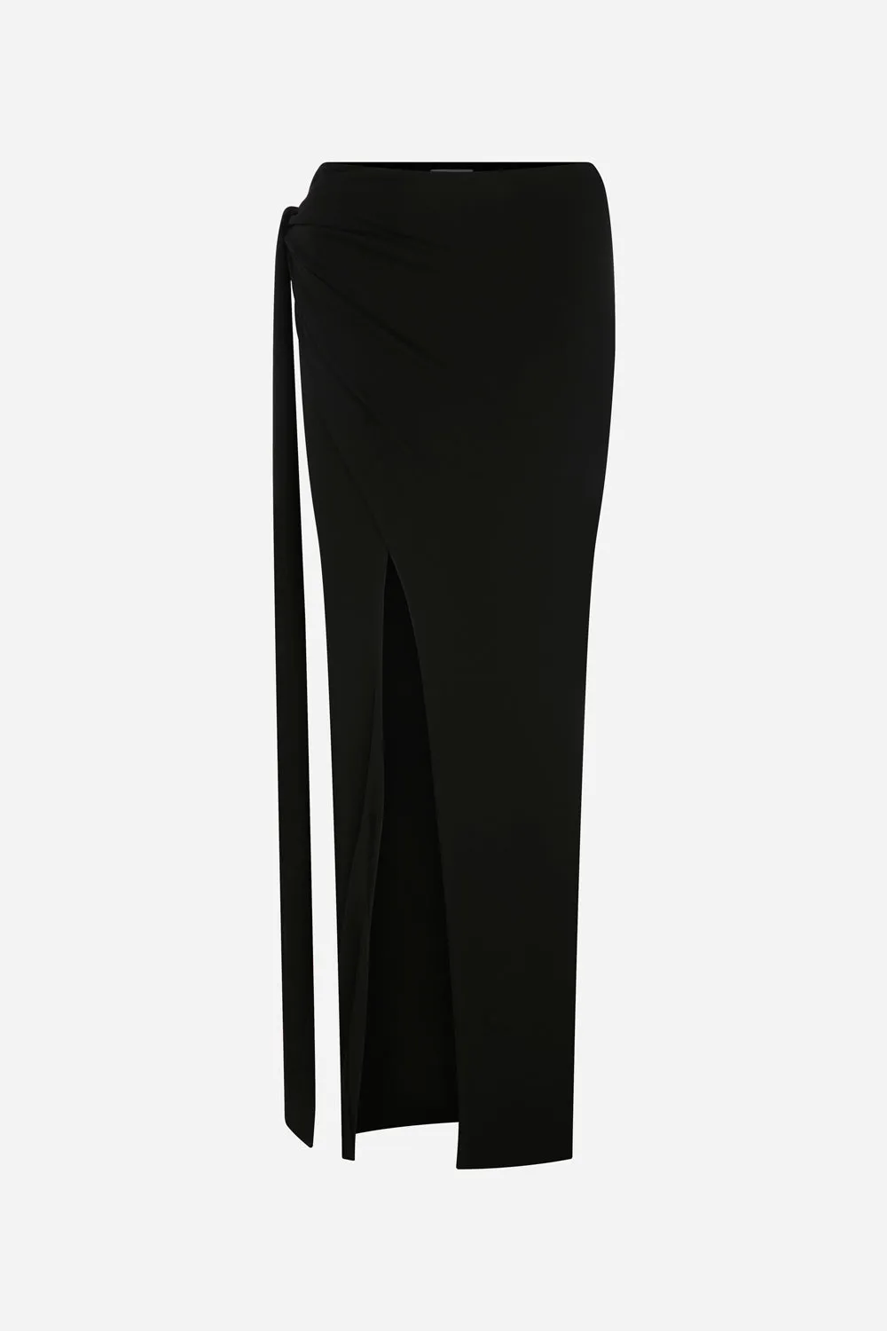 Angelica - Wrap Jersey Maxi Skirt