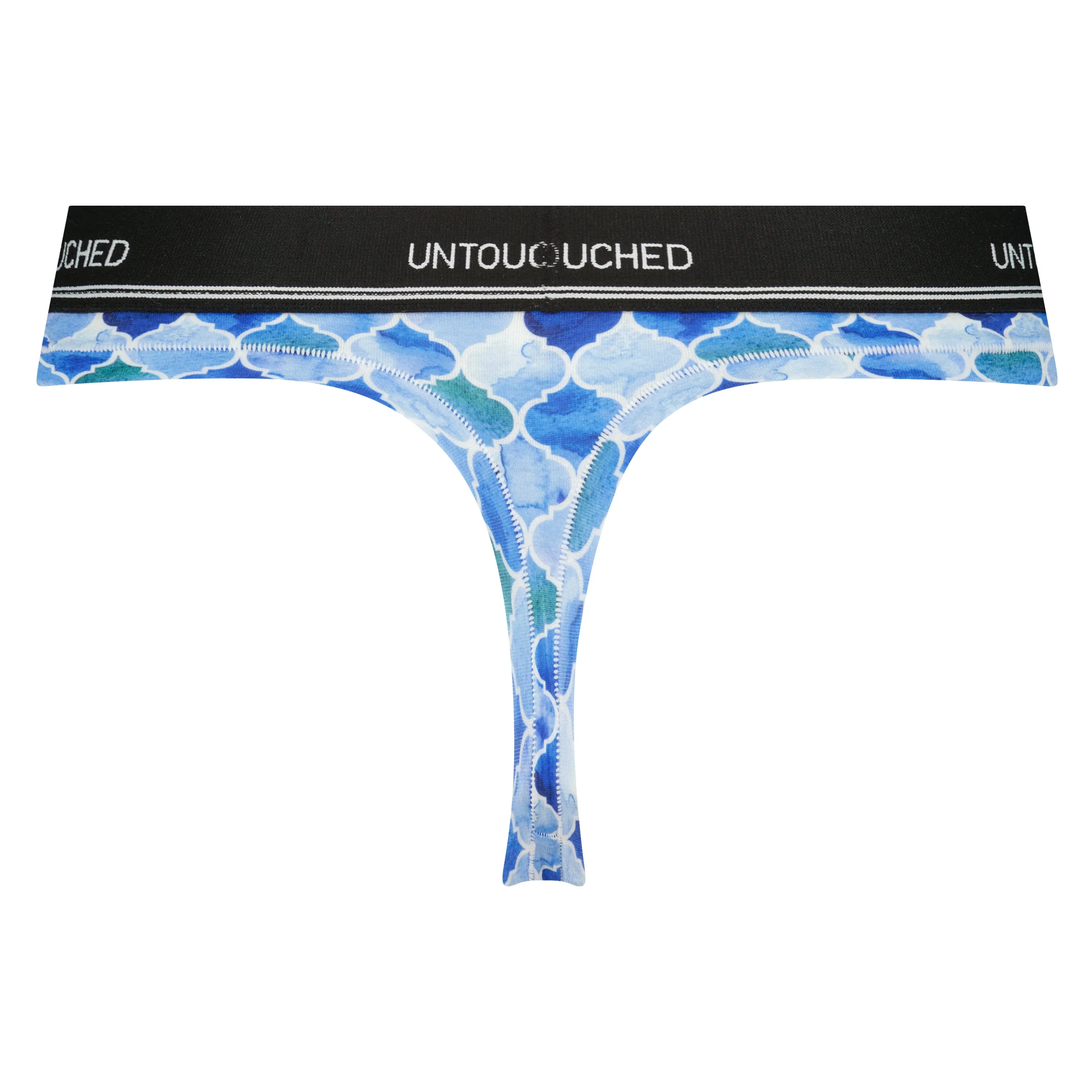 Arabic Blue Thong Sample