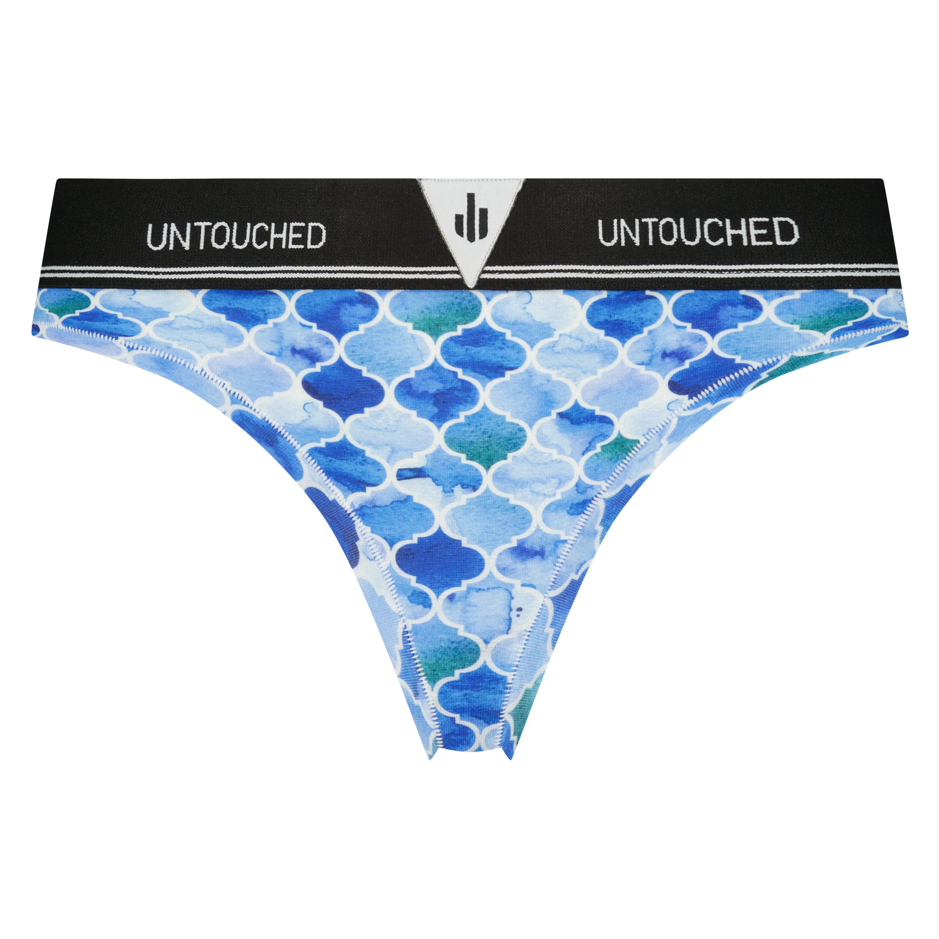 Arabic Blue Thong Sample