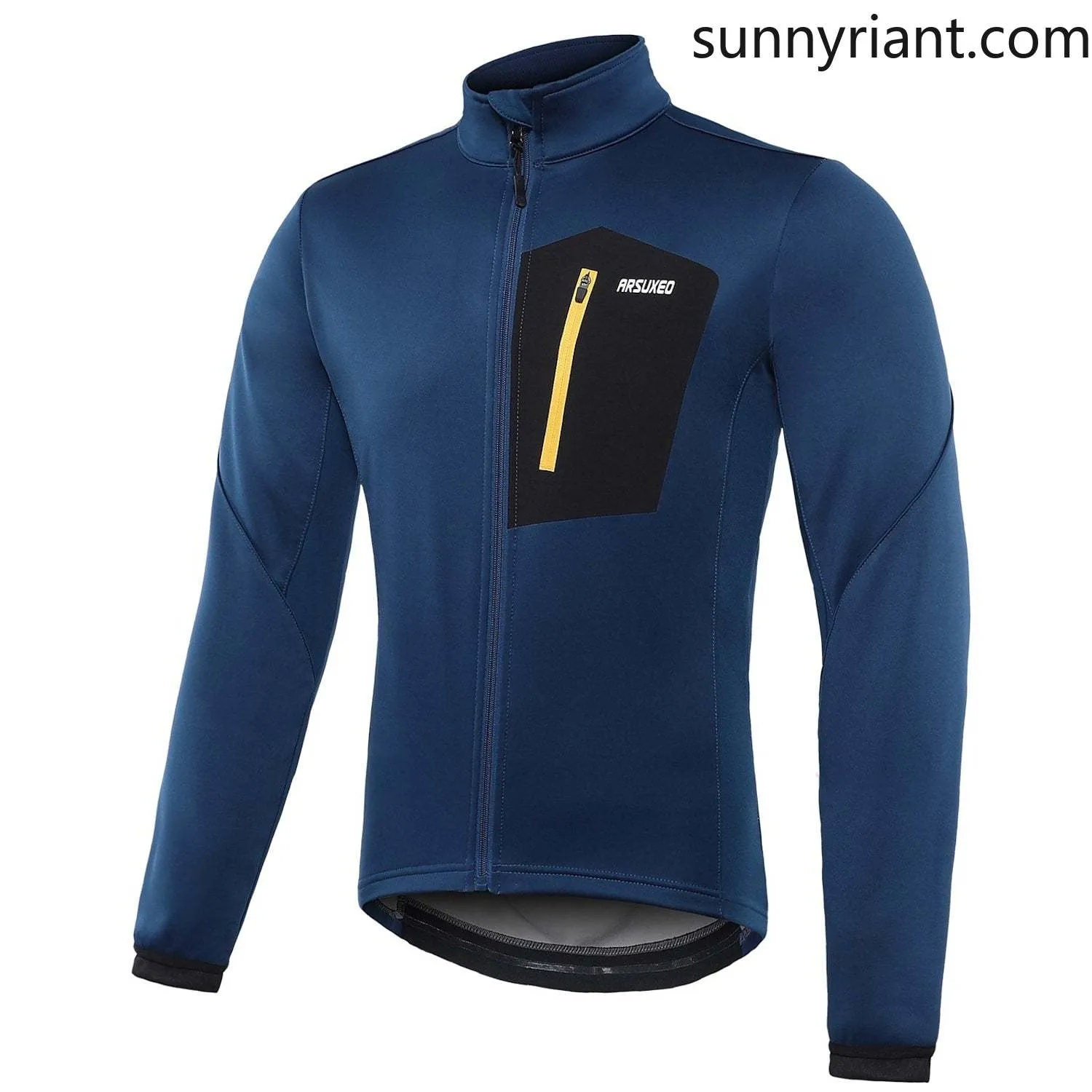Arsuxeo Men's Cycling Jacket Winter Elastane Bike