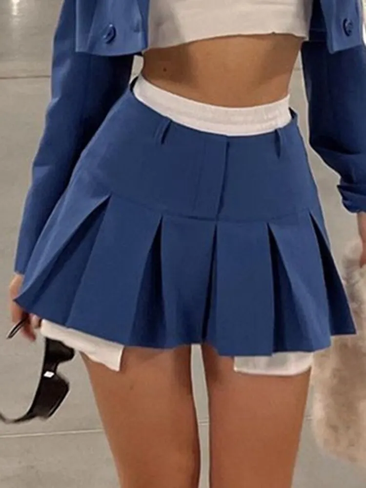 Ashore Shop Elegant Fashion Blazer Suit Two Piece Sets Sexy Outfits Matching Sets Long Sleeve Blazer and Skirt Set Clothes