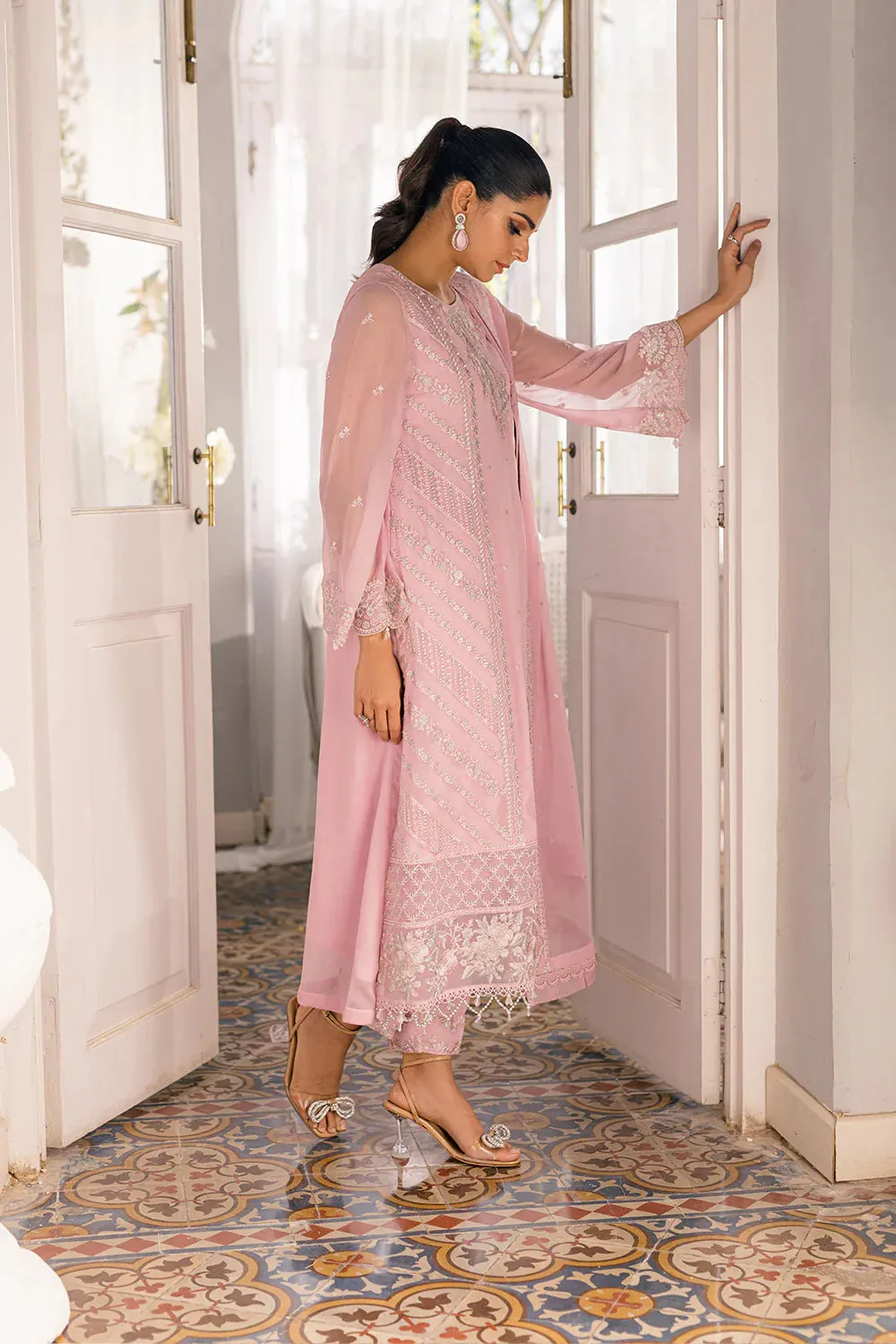 Azure | Ensembles Embroidered Formals | Tender Tulip