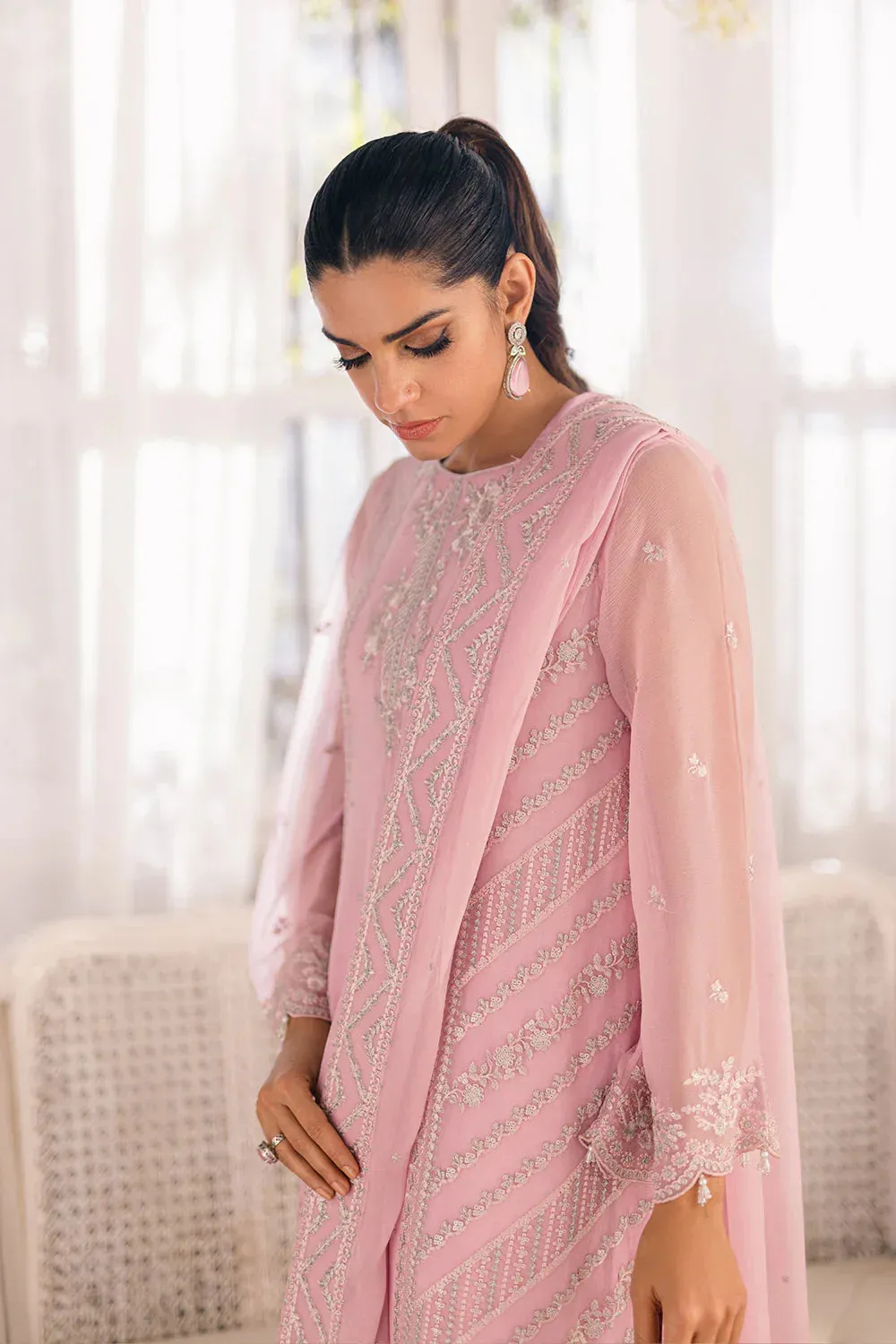 Azure | Ensembles Embroidered Formals | Tender Tulip