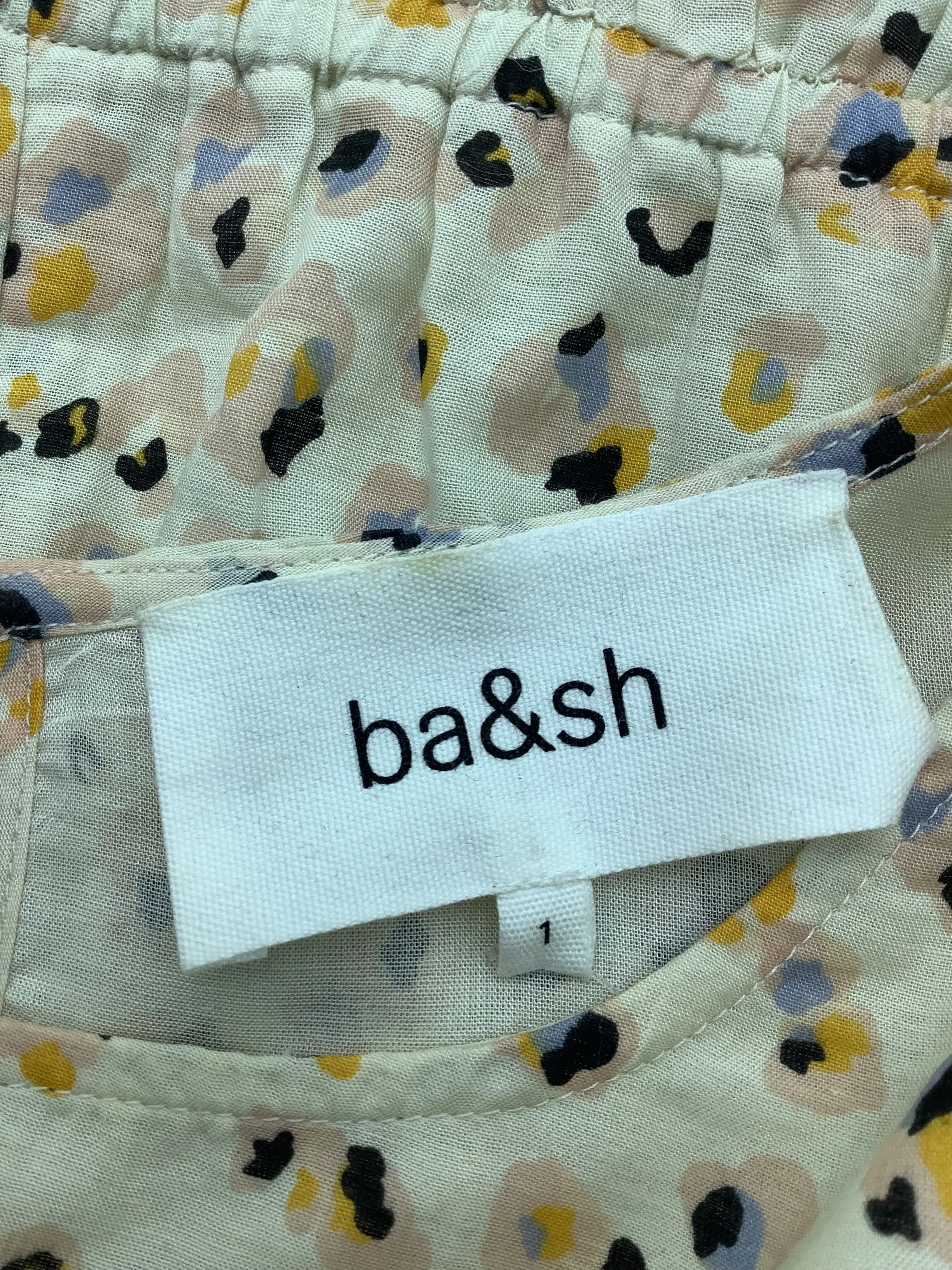 Ba&Sh Mini Length Print Dress Size: S
