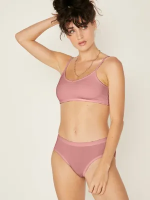 Bamboo Yoga Top 2.0 - Pink Clay