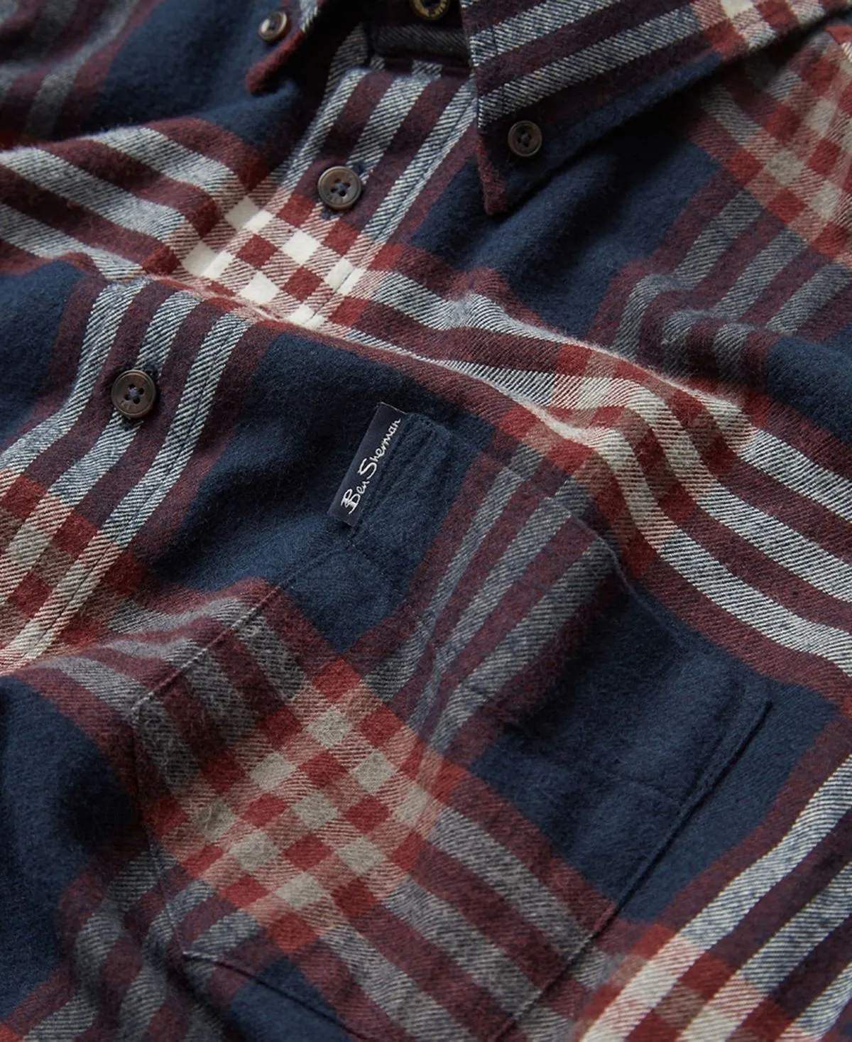 Ben Sherman Men's Brushed Check Shirt