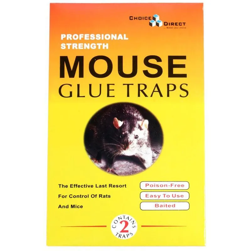 Best House Mouse Glue Traps 2 Pack - Case of 24
