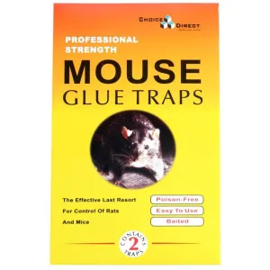 Best House Mouse Glue Traps 2 Pack - Case of 24