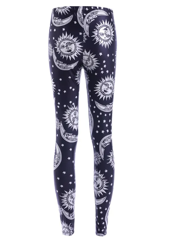 Black And White Sun Moon Prints Suitable