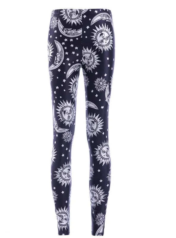 Black And White Sun Moon Prints Suitable