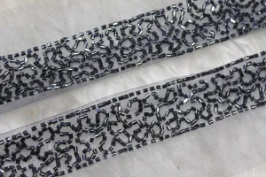 Black Beads Handwork Lace (Wholesale)