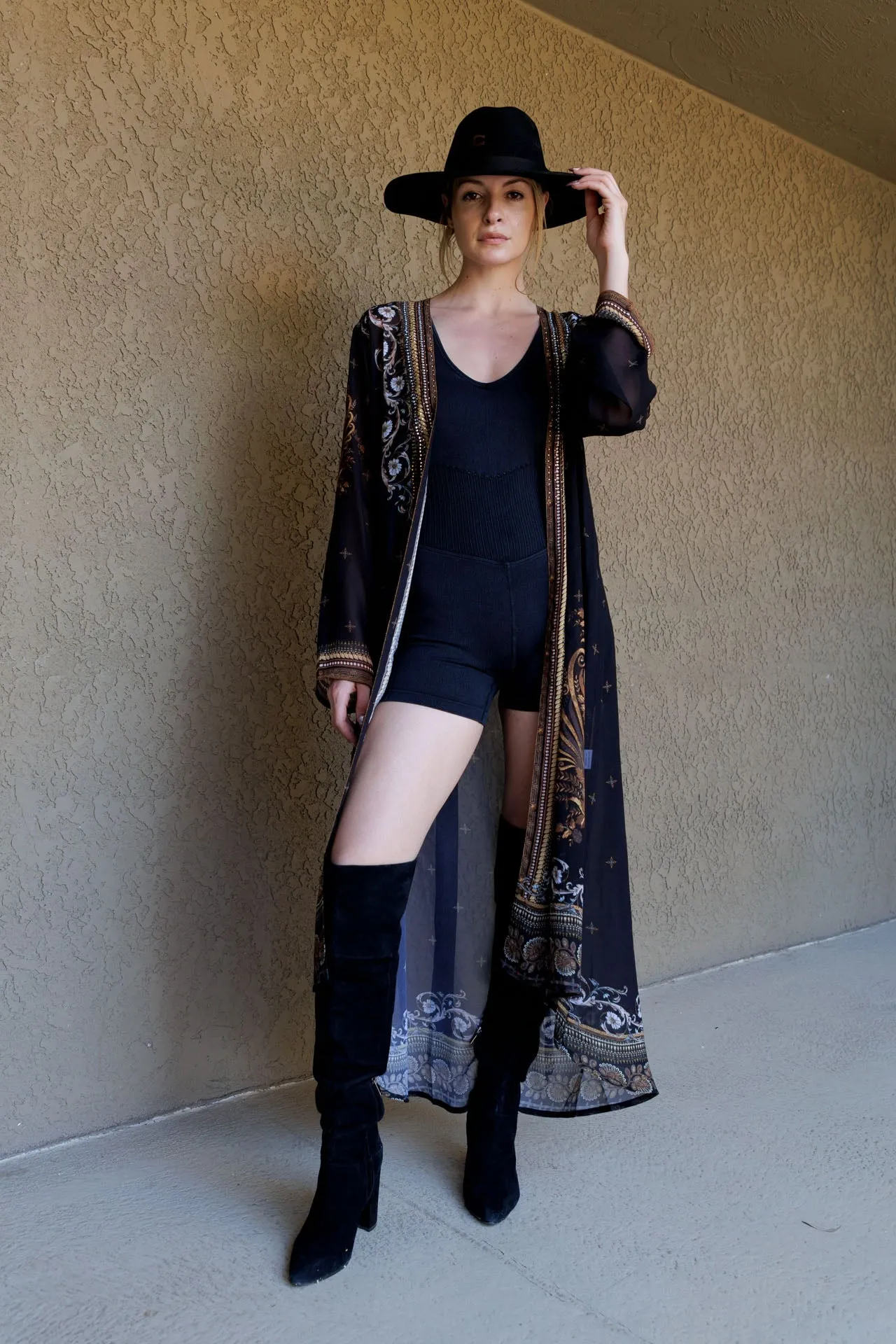 Black Summer Coverup Dress