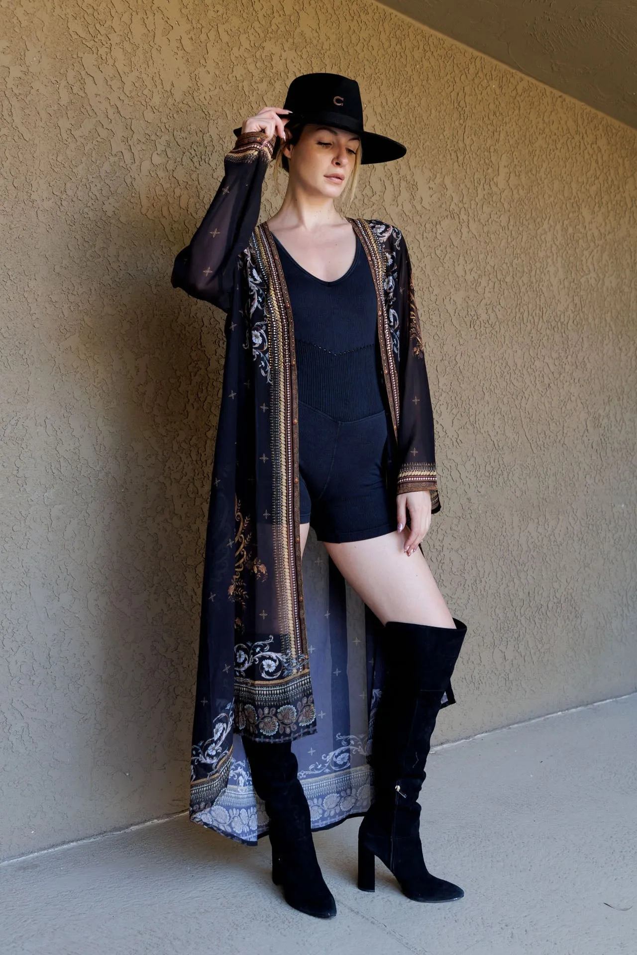 Black Summer Coverup Dress