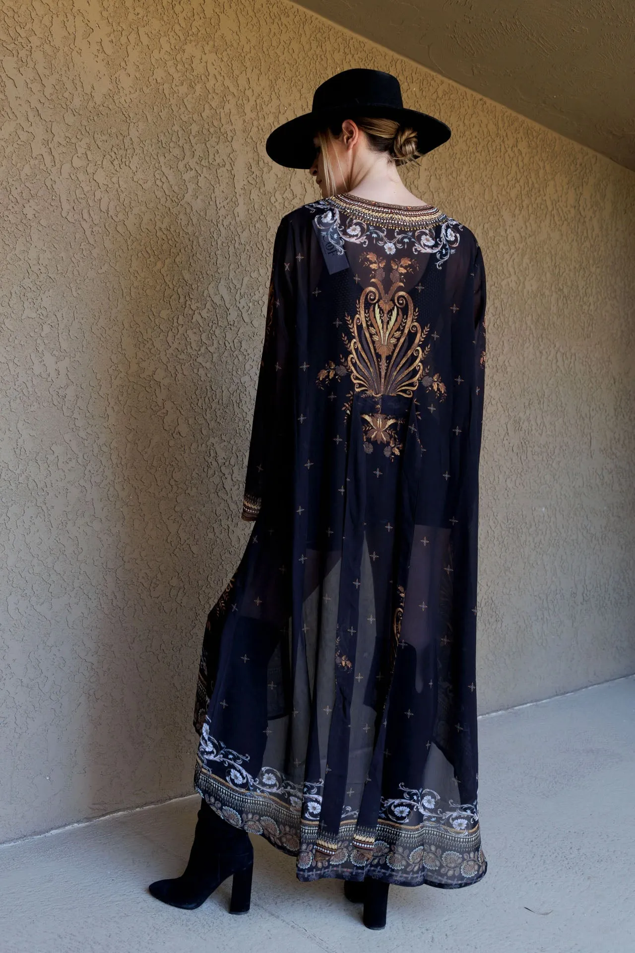 Black Summer Coverup Dress