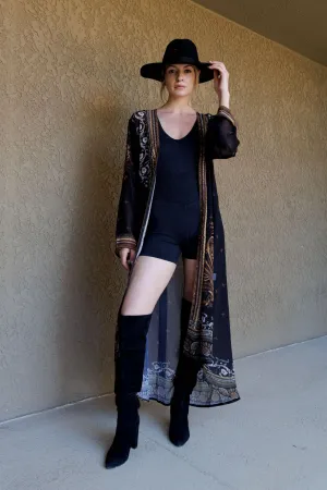 Black Summer Coverup Dress