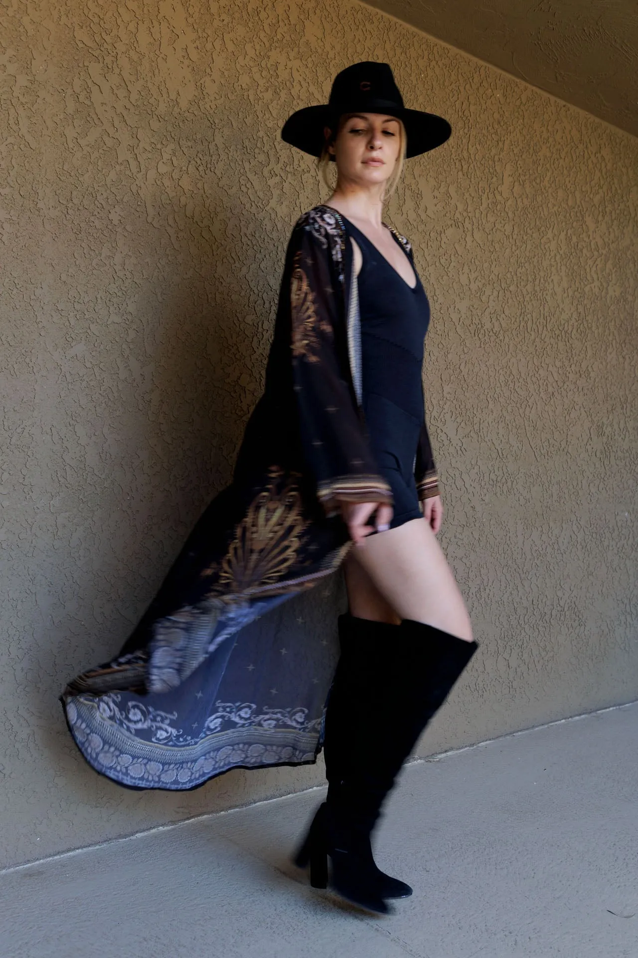 Black Summer Coverup Dress