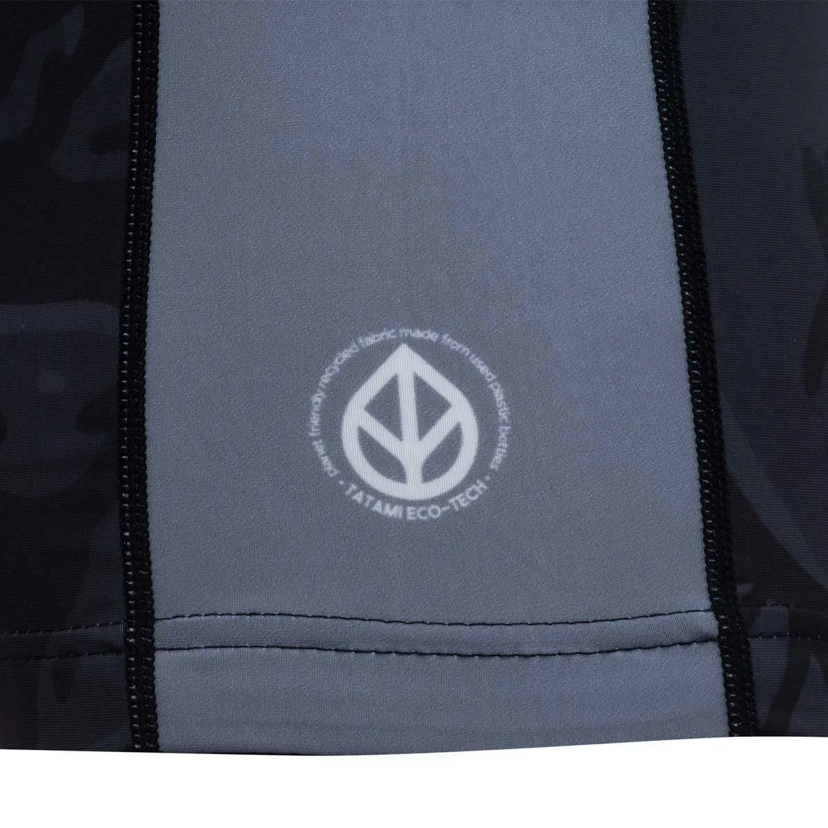 Black/Grey Tatami Equilibrium Eco Tech Recycled Rash Guard