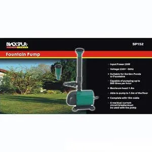 Blackspur Submersible Fountain Pond Pump 28W