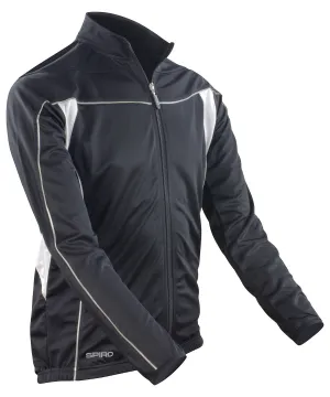 Black/White - Spiro bikewear long sleeve performance top
