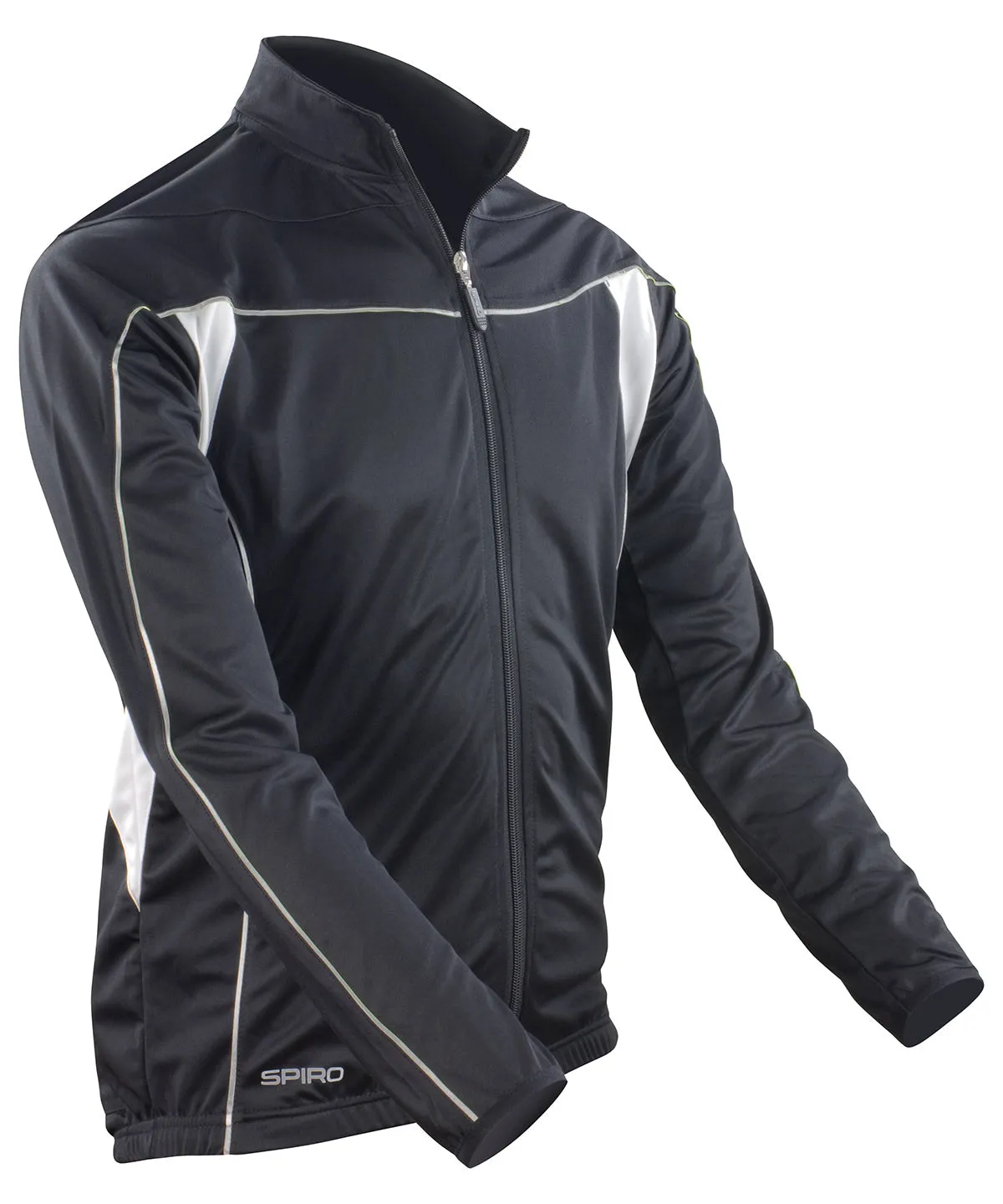 Black/White - Spiro bikewear long sleeve performance top