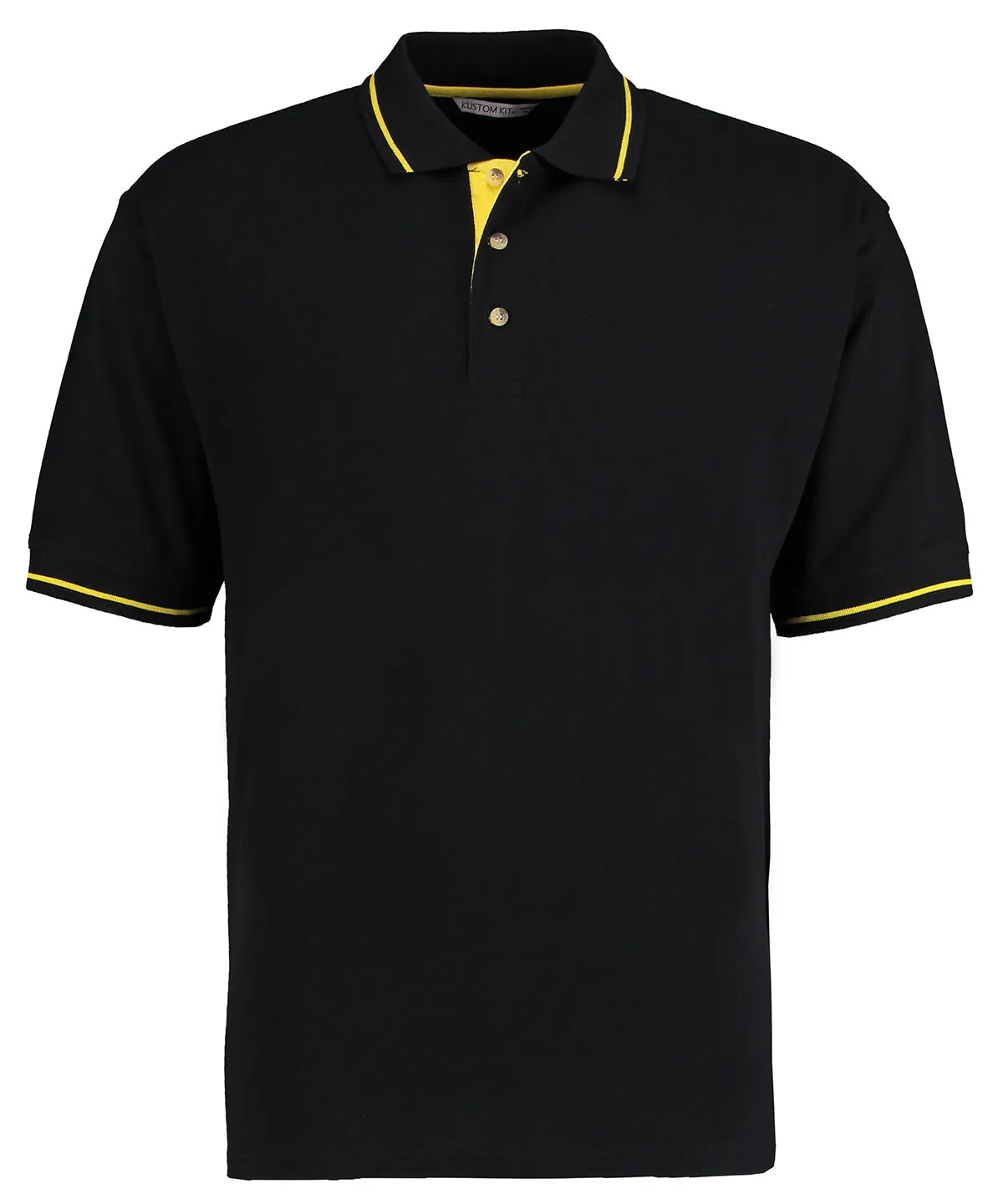 Black/Yellow - St Mellion polo (classic fit)