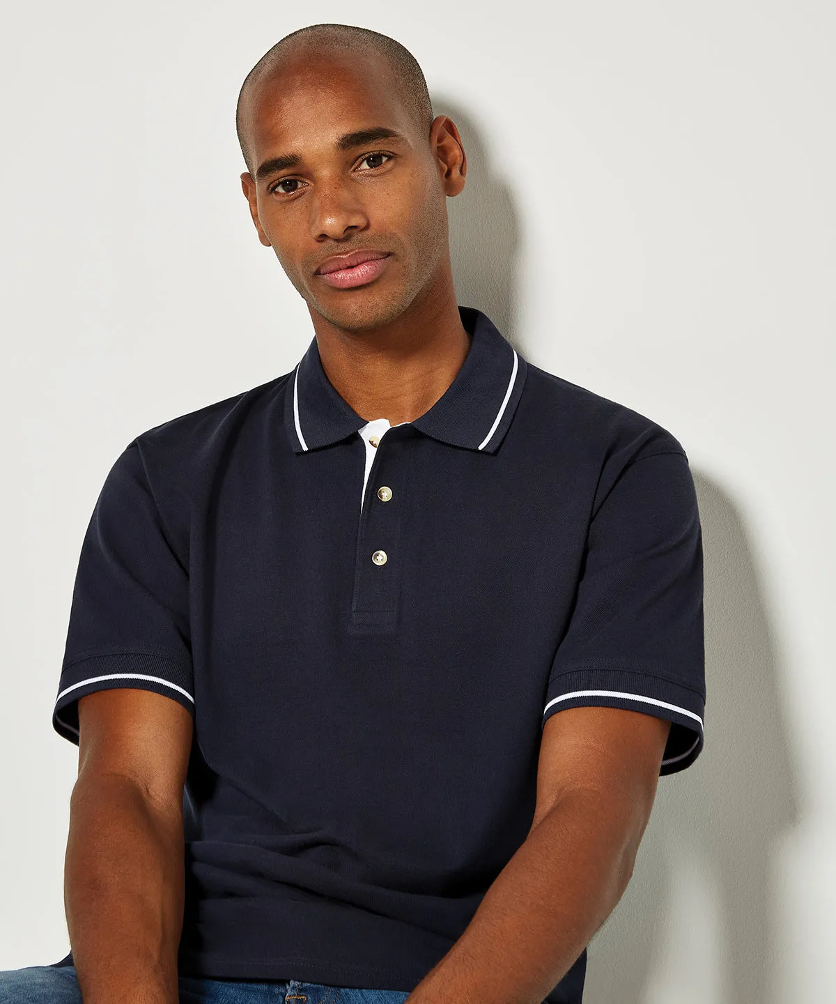 Black/Yellow - St Mellion polo (classic fit)
