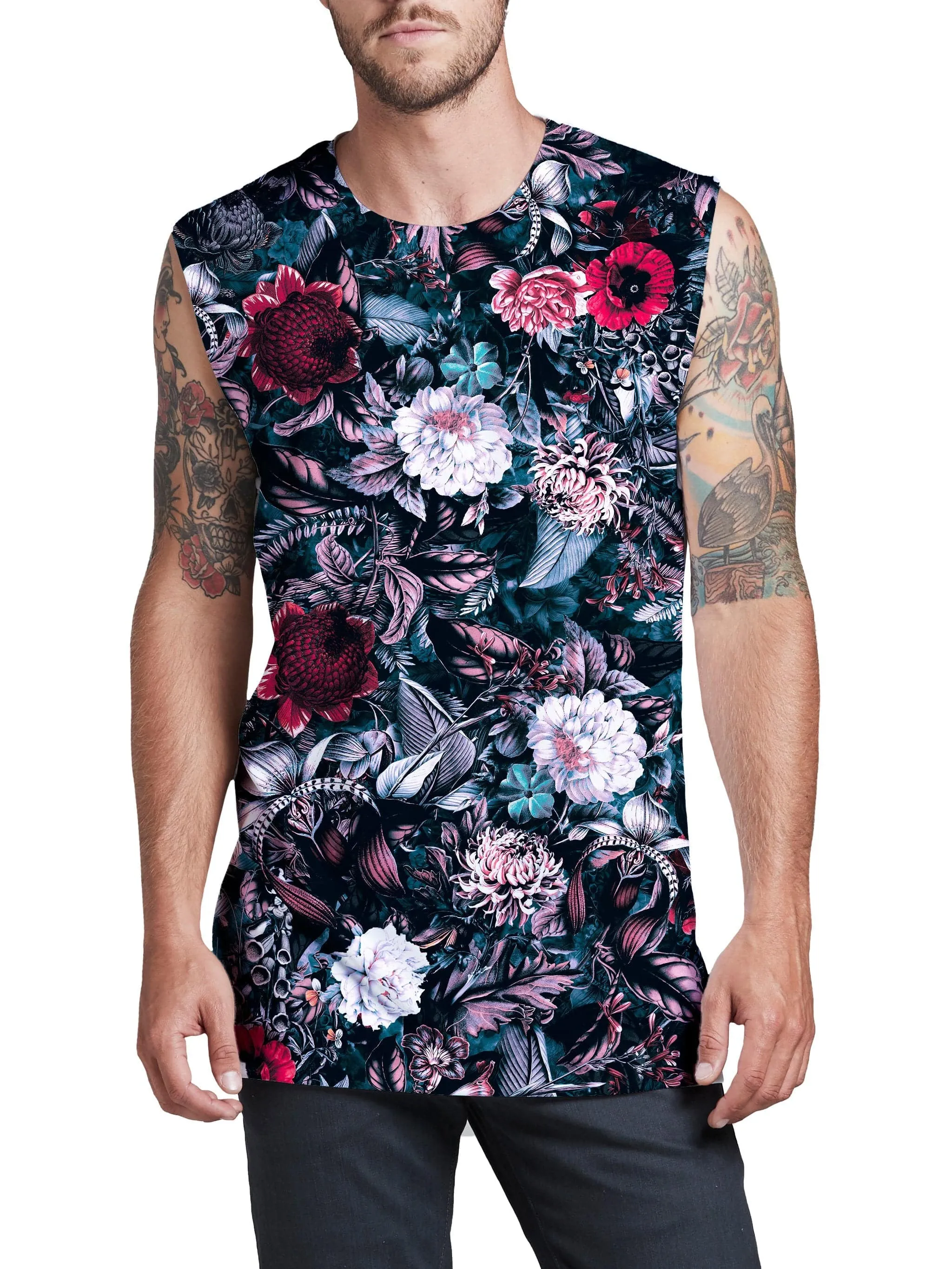 Blue Garden Men's Muscle Tank