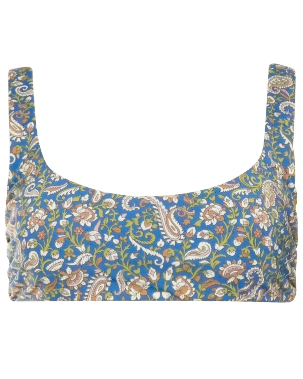 Blue Paisley Celeste Swim Top