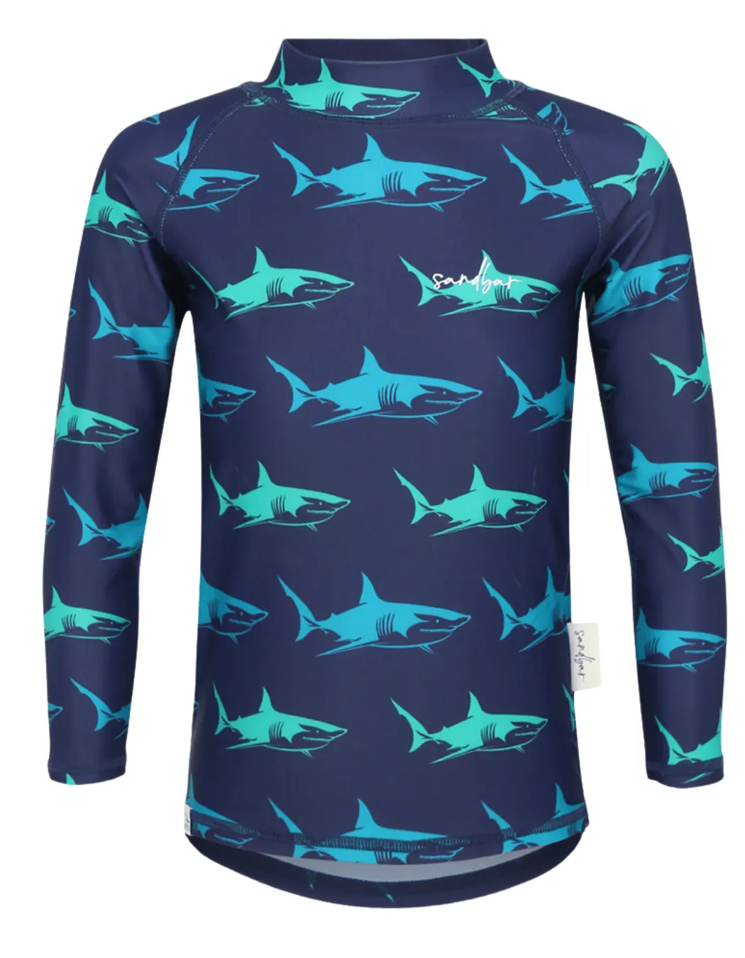 Blue Shark Rash Guard
