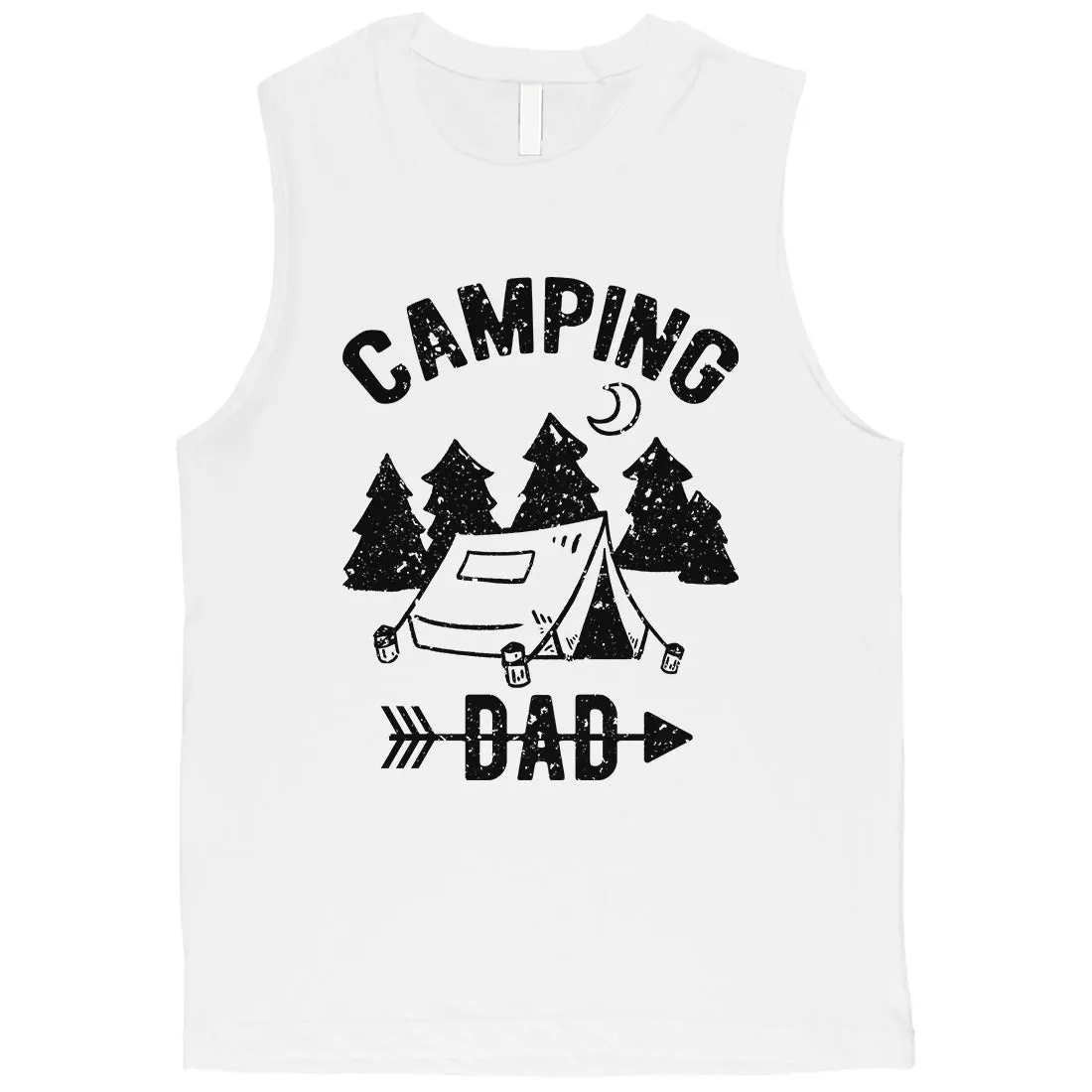 Camping Dad Mens Strong-Willed Great Honest Muscle Shirt Dad Gift