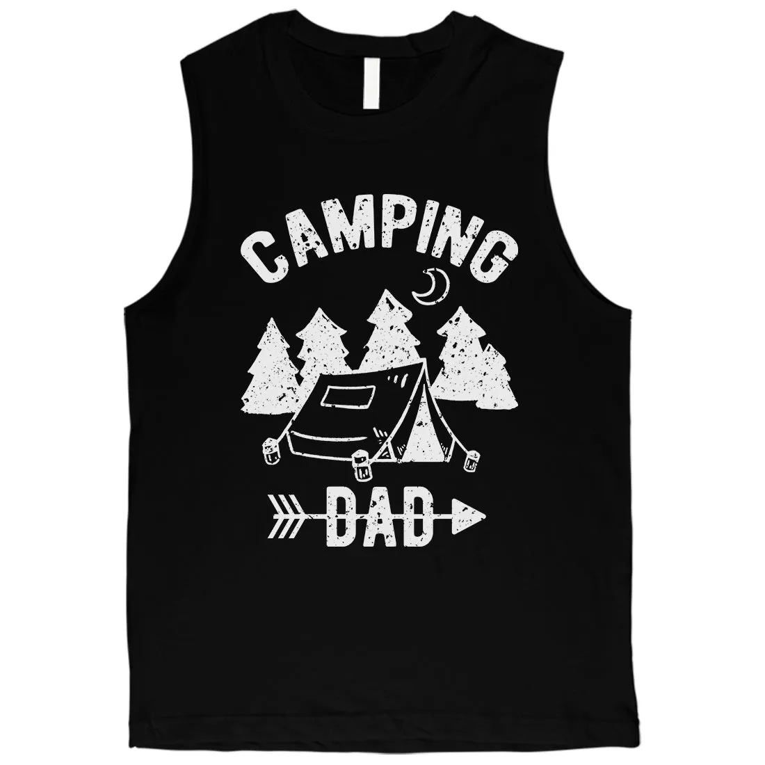 Camping Dad Mens Strong-Willed Great Honest Muscle Shirt Dad Gift