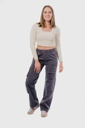 Cargo Pant -Charcoal Grey