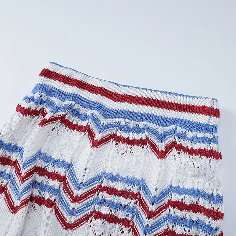 Ciara Crochet Skirt Set
