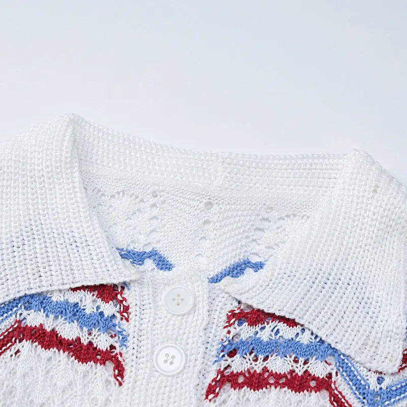 Ciara Crochet Skirt Set