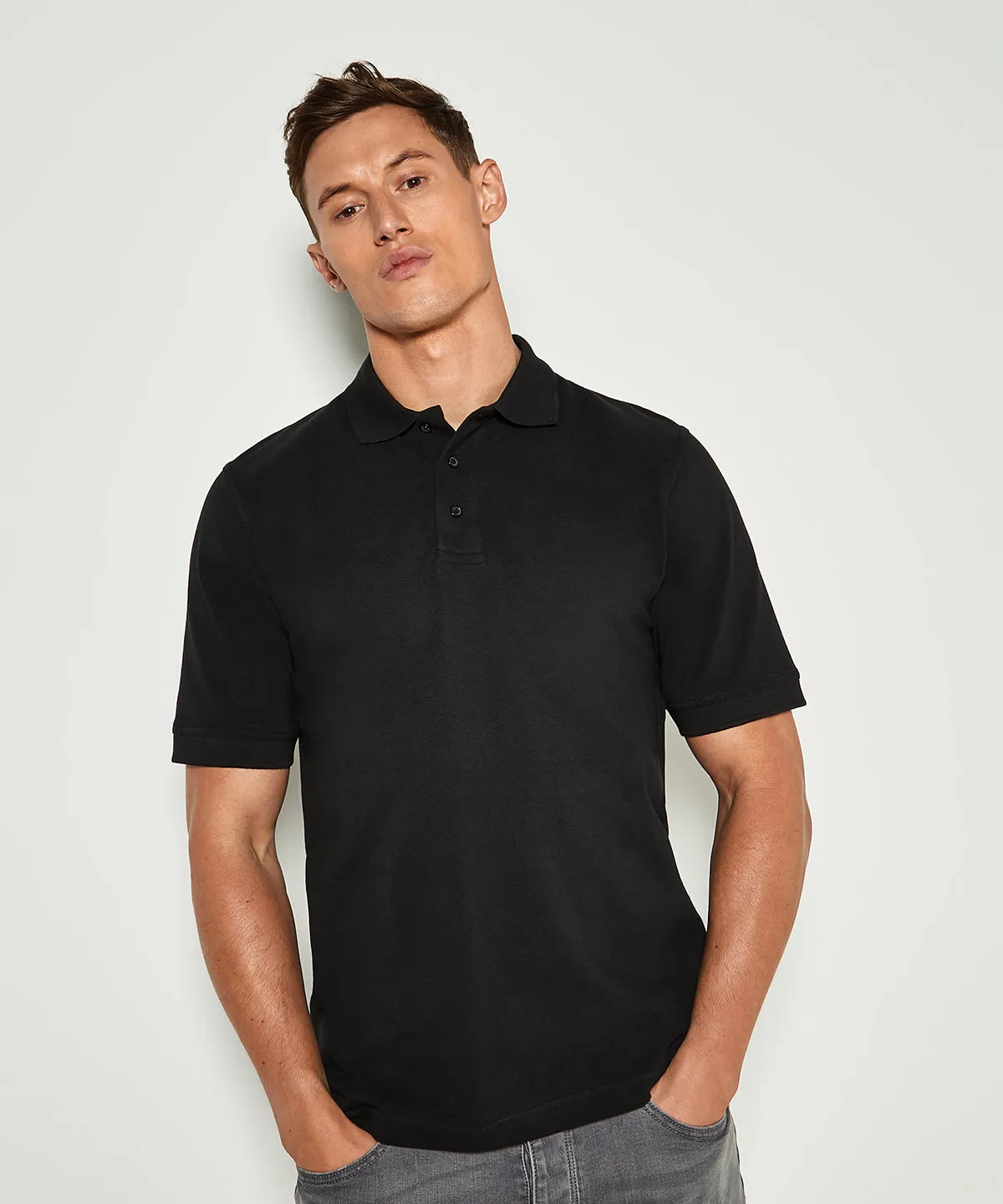 Classic fit cotton Klassic Superwash® 60 polo | White