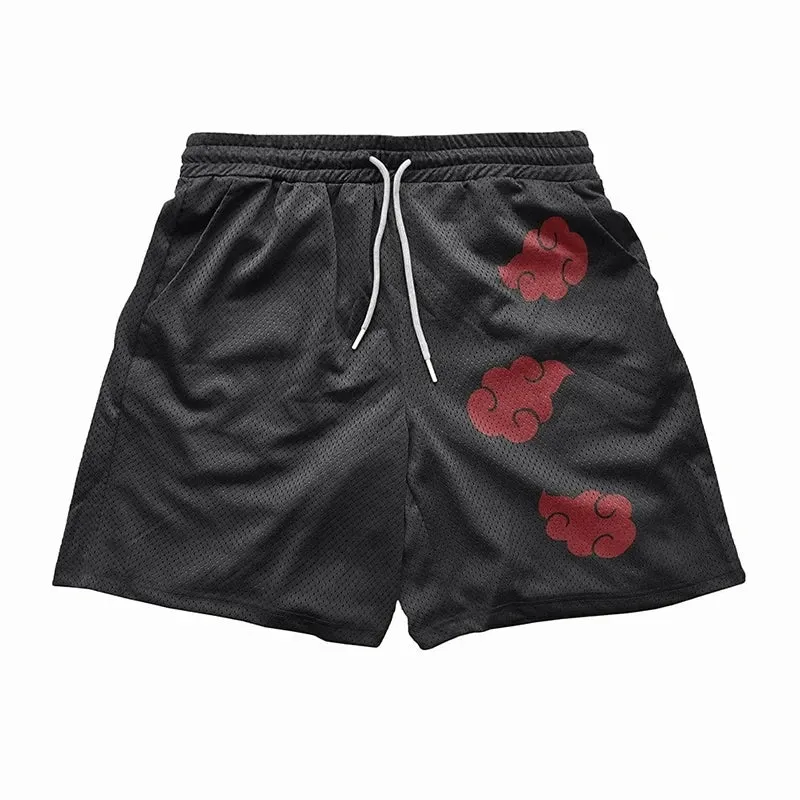 Clouds quick dry Gym Shorts with Pockets 5 Inch summer shorts
