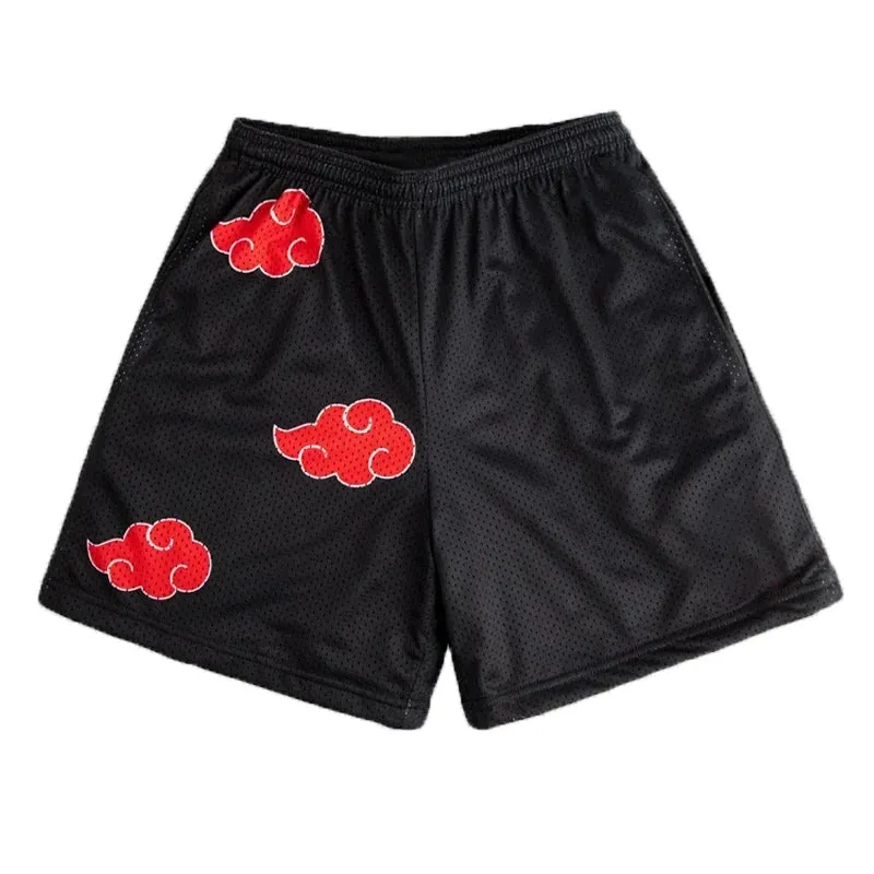 Clouds quick dry Gym Shorts with Pockets 5 Inch summer shorts