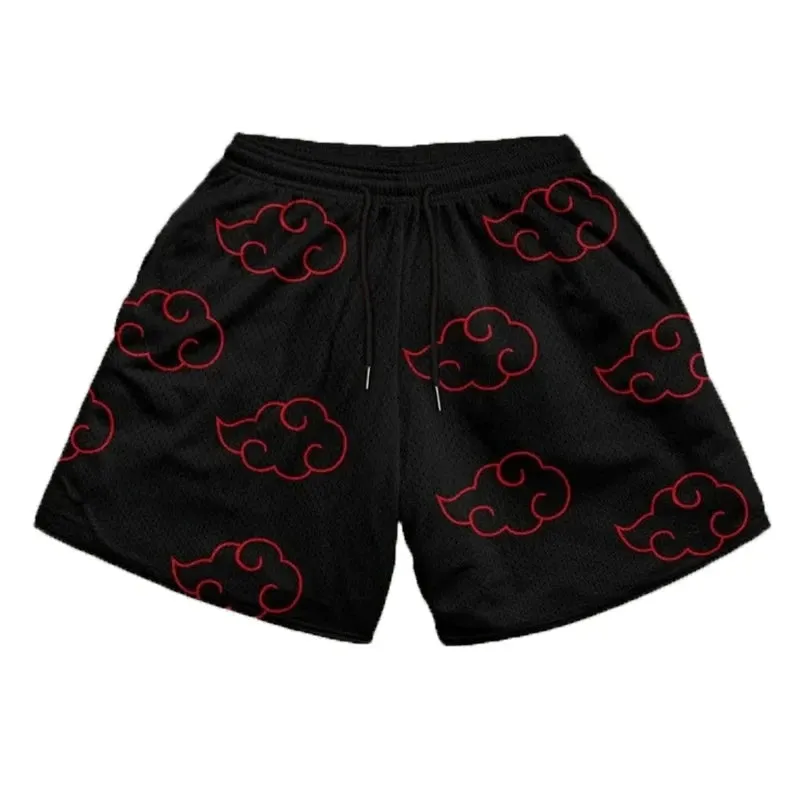 Clouds quick dry Gym Shorts with Pockets 5 Inch summer shorts