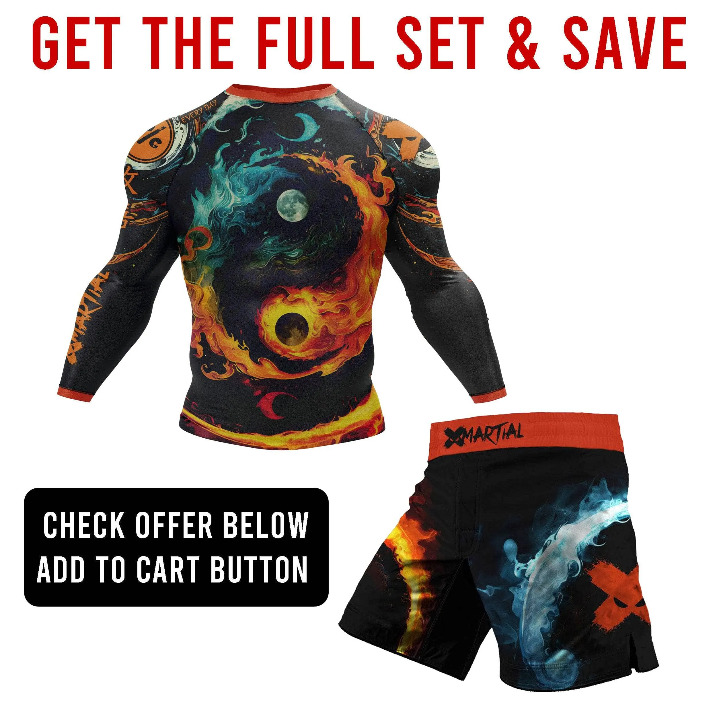 Cosmic Harmony BJJ Rash Guard