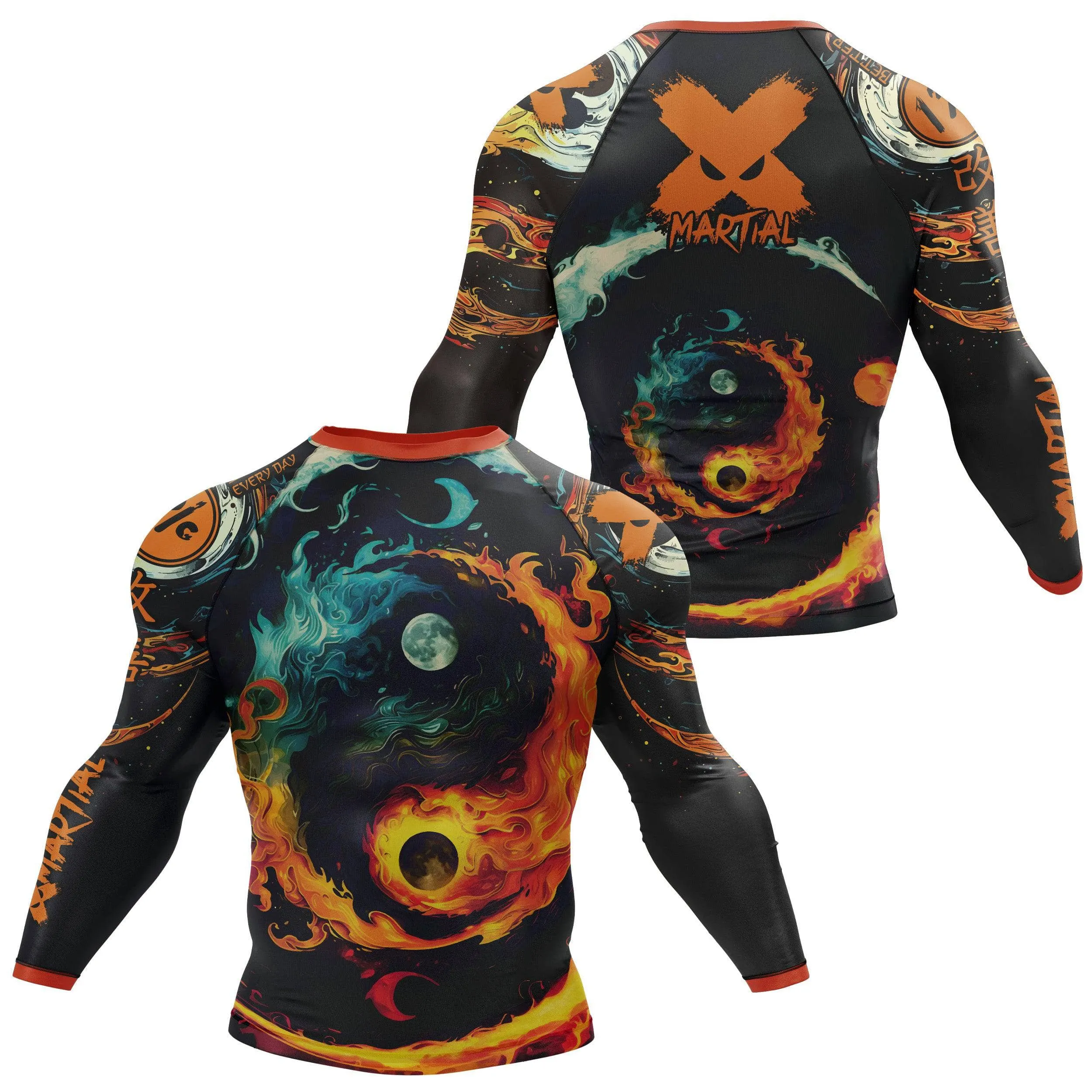 Cosmic Harmony BJJ Rash Guard