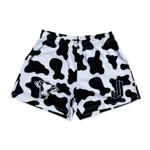 Cow - Premium Mesh JJ Shorts - 5 Inch Inseam
