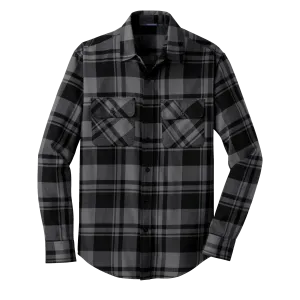 D1820M Mens Plaid Flannel Shirt